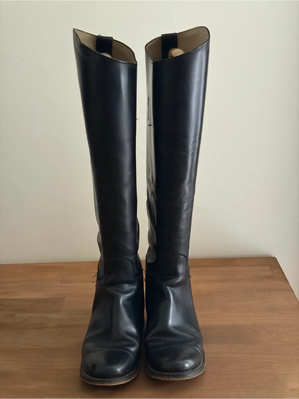 Colt Cromwell Boston MA Vintage Black Leather Equestrian Riding Boots Size 6